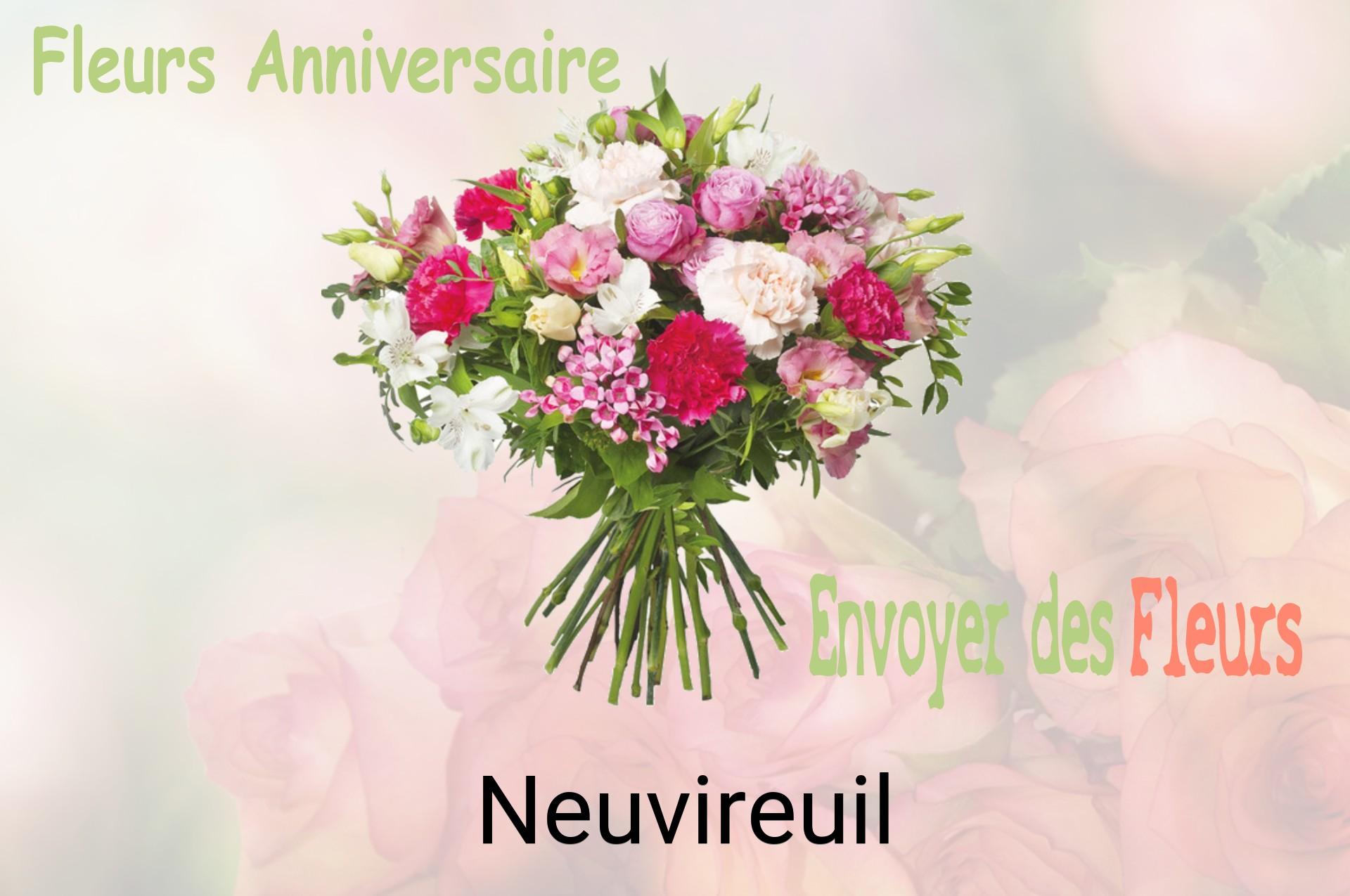 Bouquet de fleurs d’anniversaire livré à Neuvireuil