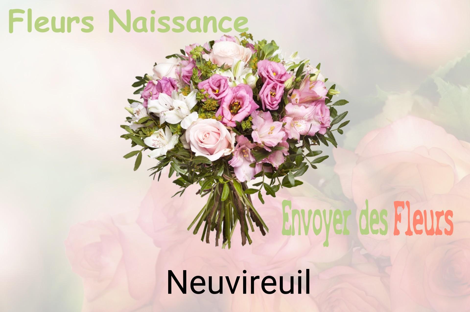 Bouquet de fleurs de naissance livré à Neuvireuil